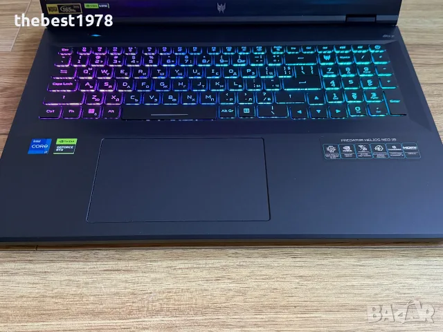 Acer Predator 18`Core i7-14650HX 32GB DDR5 1TB SSD RTX 4060 WQXGA 165Hz, снимка 5 - Лаптопи за игри - 56251442