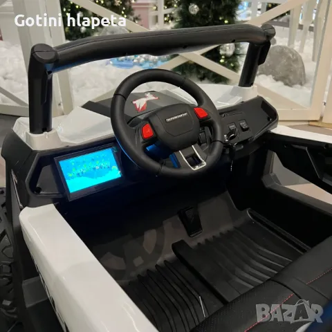 Двуместен акумулаторен джип Super Star 24V батерия, снимка 17 - Детски велосипеди, триколки и коли - 48292921