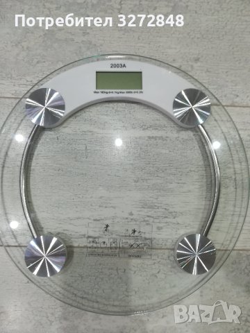Стъклен дигитален кантар до 180кг, снимка 4 - Други стоки за дома - 42067243