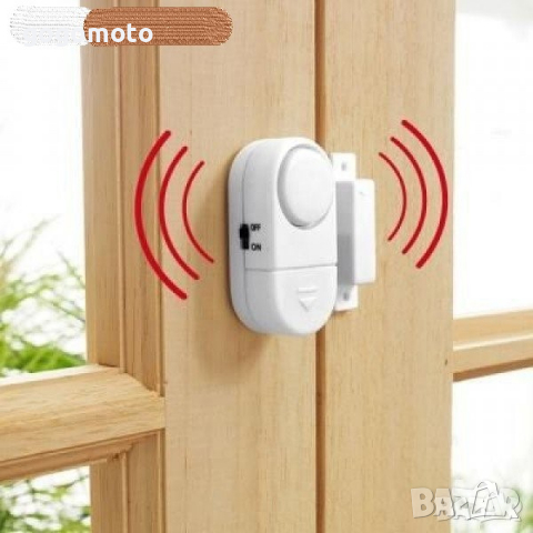 НОВИ АЛАРМИ на брой или КОМПЛЕКТ, ЛОТ Магнитна аларма за врати и прозорци  -нова