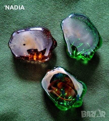 Стъклени костенурки, снимка 4 - Декорация за дома - 53389571