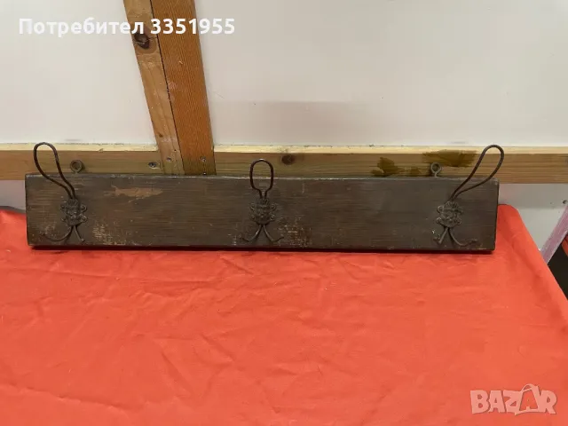 Старинна закачалка , снимка 2 - Антикварни и старинни предмети - 47356535