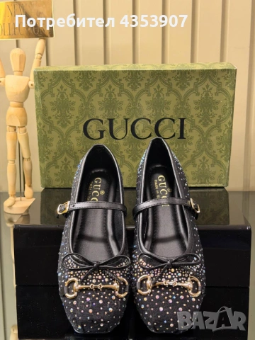  Gucci ДАМСКИ обувки НАМАЛЕНИЕ, снимка 2 - Дамски елегантни обувки - 53827549