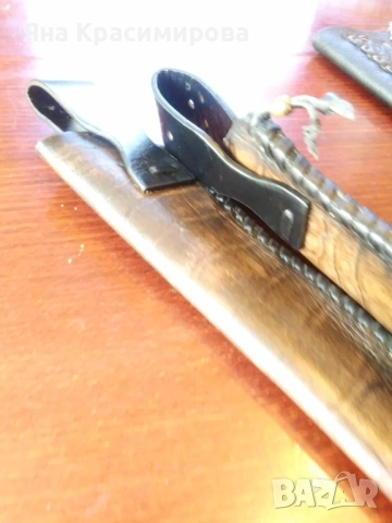 Кания от естествена кожа , снимка 4 - Ножове - 51564409