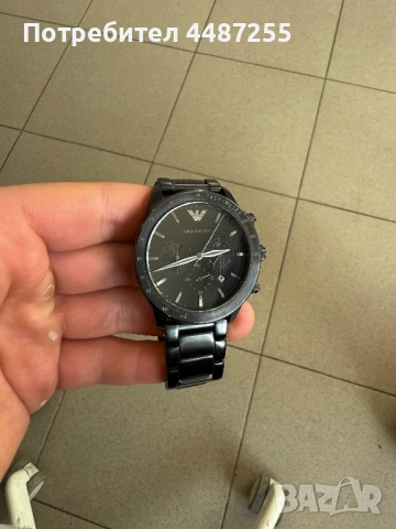 Часовник Emprorio Armani в отлично състояние, снимка 3 - Мъжки - 52384687