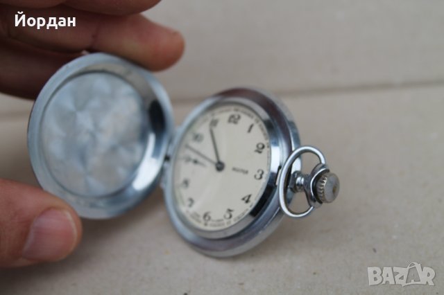 СССР джобен часовник ''Молния'', снимка 3 - Антикварни и старинни предмети - 38925533