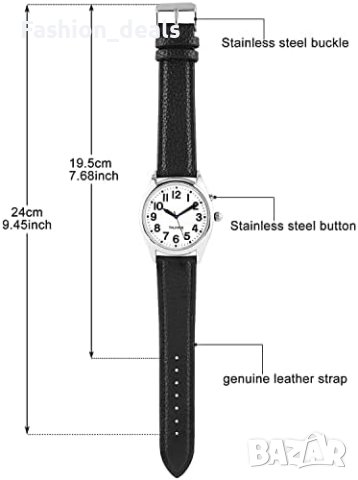 Нов Английски Мъжки говорещ часовник/Слепи Зрително увредени Възрастни, снимка 2 - Мъжки - 41577873