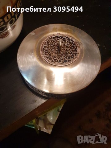 ПОСРЕБРЕНА ФИЛИГРАНЕНА БОНБОНИЕРА. СССР., снимка 3 - Други ценни предмети - 35714958