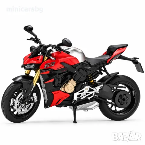 Метален мотор Ducati Streetfighter V4 S 1:12  