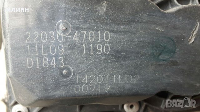 Дроселова клапа Toyota Yaris 1.3i 2006 2007 2008 2009 2010г , 2203047010, снимка 2 - Части - 35933821