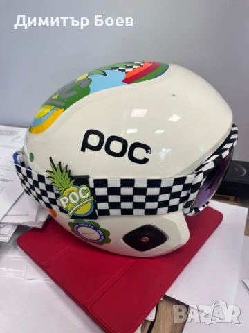 POC детска каска и очила за ски, снимка 8 - Зимни спортове - 53606393