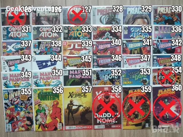 Comic Books/Комикси 2/2 - Punisher, X-Men, Hulk, Batman, Superman, JLA, снимка 11 - Списания и комикси - 51846836