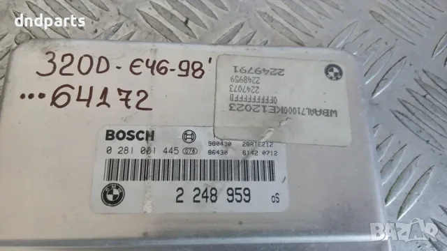 Компютър BMW 320D E46 1998 2248959 0281001445 3 (E46) (1998-2005), снимка 2 - Части - 56048378