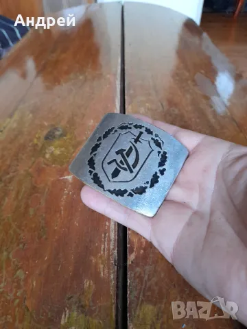 Стара тока за милиционерски,полицейски колан, снимка 2 - Други ценни предмети - 49663203