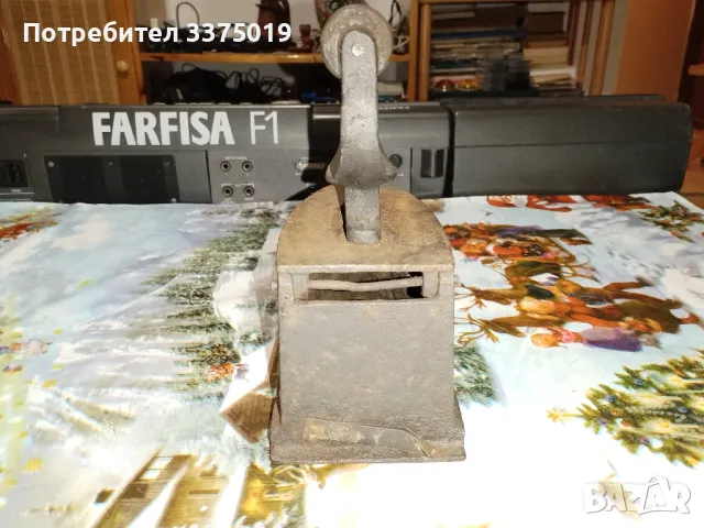 Стара ютия, снимка 4 - Антикварни и старинни предмети - 48261389