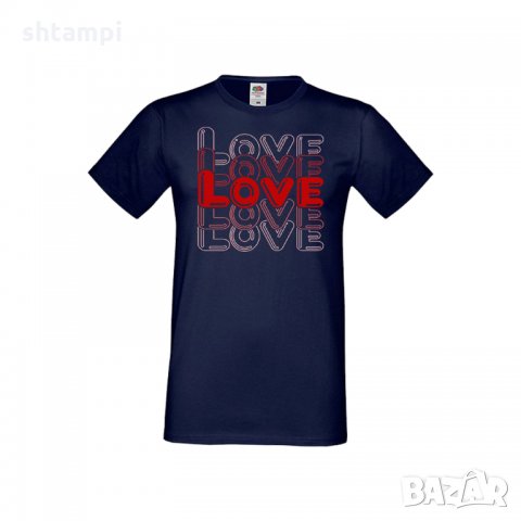 Мъжка тениска Свети Валентин LOVE LOVE LOVE 2, снимка 6 - Тениски - 35711921