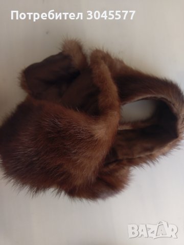 Яка 93 см от естествен косъм норка , снимка 3 - Шалове - 39704479