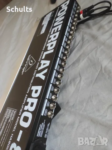 Behringer ha 8000 професионален слушалков усилвател, снимка 3 - Аудиосистеми - 55829631