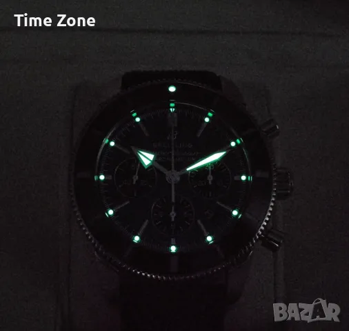 Breitling Superocean Heritage II B01 Chronograph 44mm Steel Blue Dial Ceramic Различни Варианти, снимка 11 - Мъжки - 47999776