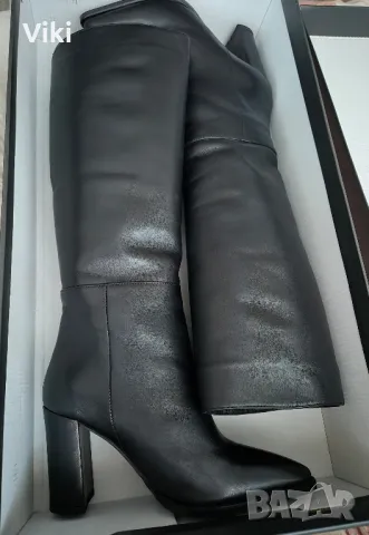 Чисто нови естествена кожа ботуши Gianni, снимка 7 - Дамски ботуши - 49328266