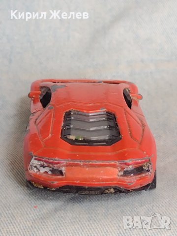 Метална количка LAMBORGHINI AVENTADOR MADE IN CHINA WELLY за КОЛЕКЦИЯ ДЕКОРАЦИЯ 37669, снимка 4 - Колекции - 40686203