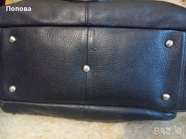 Уникална  голяма маркова чанта естествена кожа с подвижен органайзер , снимка 13 - Чанти - 50052471