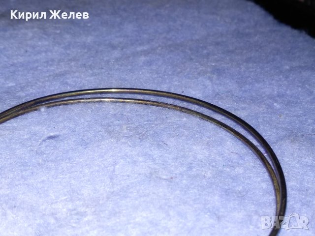 ФИНА ФИЛИГРАНЕН ТИП СРЕБРИСТА СТОМАНЕНА ХЕНД МЕЙД ГРИВНА 38002, снимка 4 - Гривни - 40867361