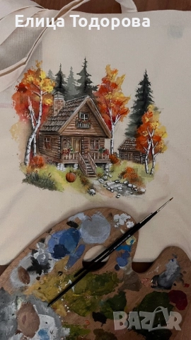 Ръчно рисувани дрехи , обувки и торби – персонализиран дизайн по поръчка, снимка 10 - Картини - 51512526