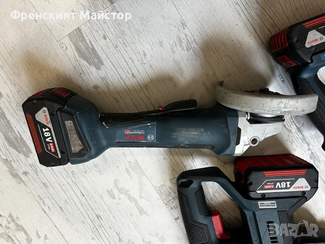 Акумулаторен флекс Ъглошлайф Bosch GWS 18V-10 P Professional