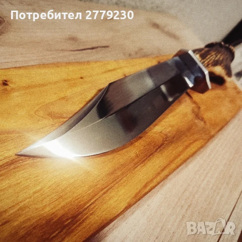 Ловен много масивен нож от колекция , снимка 8 - Колекции - 50754843