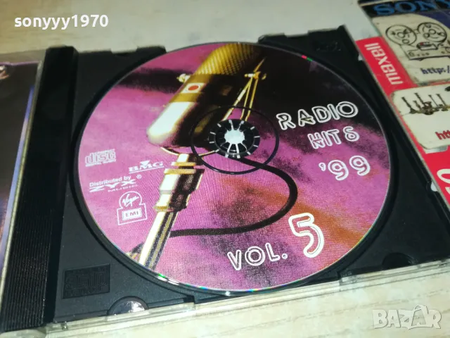 RADIO HITS 99 VOL.5 CD 1804252208, снимка 4 - CD дискове - 49945726