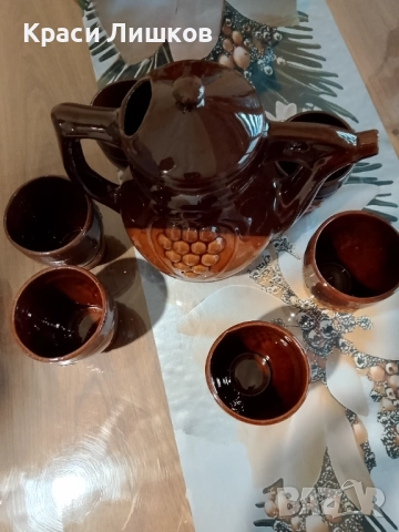 Глинени сервизи за вино, снимка 3 - Антикварни и старинни предмети - 52733872