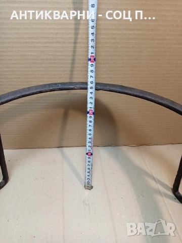 Стар Голям Ръчно Изработен Масивен Саджек Пиростия За Огнище. 4.400кг. НОМЕР 1708., снимка 12 - Антикварни и старинни предмети - 53818402