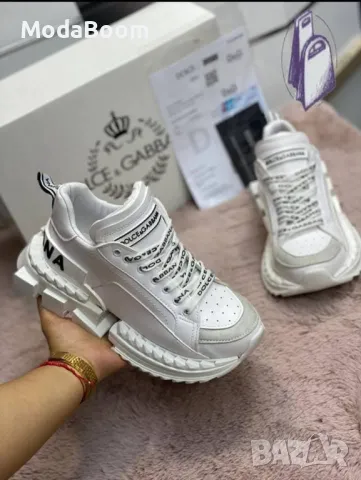 Dolce & Gabbana бели дамски маратонки 