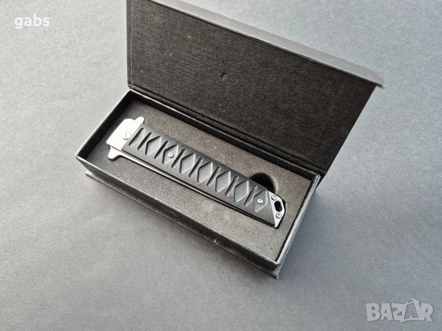 Сгъваем нож BRUTALICA BADYUK Tanto Black Stonewash, снимка 11 - Ножове - 52923062