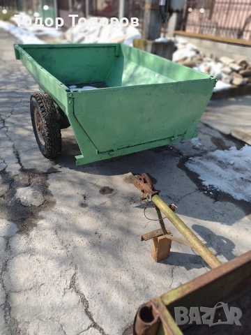 Оригинално ремарке за мотоблок, мотофреза или мотокултиватор Беларус или акме или руджерини., снимка 6 - Селскостопанска техника - 53741090