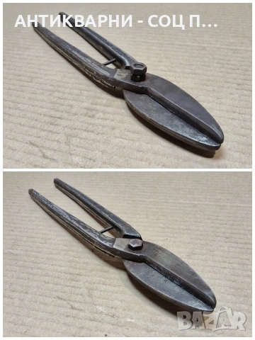 Стара Кована Ножица За Рязане На Ламарина. / НОМЕР 1726., снимка 3 - Антикварни и старинни предмети - 53849761