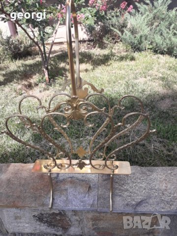 Уникална бронзова поставка за вестници и списания