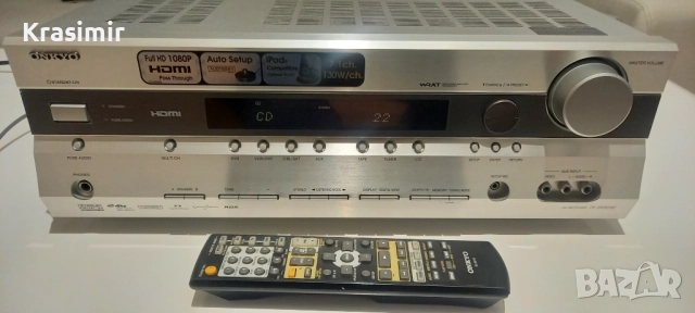 Onkyo TX-SR505E AV ресивър 7.1 – 7x130W RMS + дистанционно