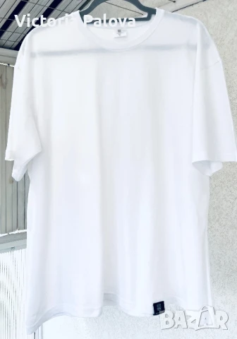 Бяла тениска ROUTE 66  памук, снимка 2 - Тениски - 50968371