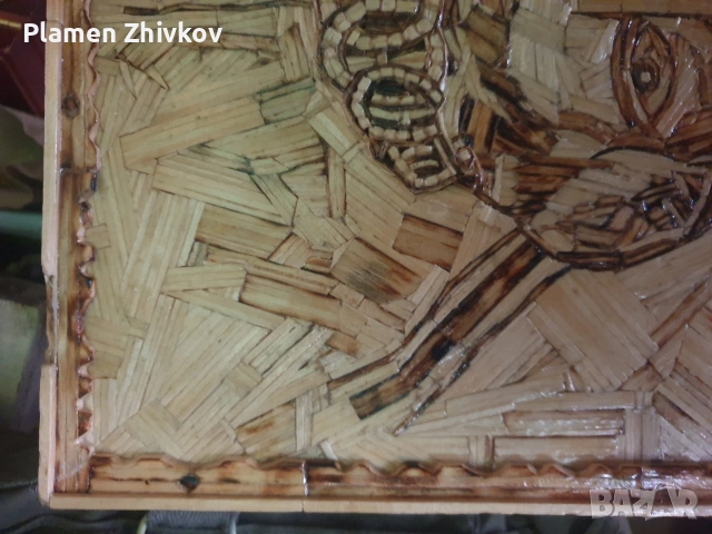 Ръчно изработен портрет на Елизабет, снимка 3 - Декорация за дома - 53506690