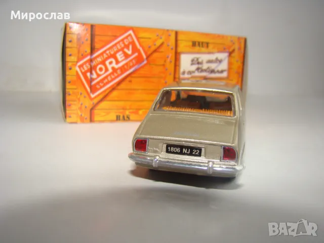 NOREV 1/43 PEUGEOT 504 ИГРАЧКА КОЛИЧКА МОДЕЛ, снимка 5 - Колекции - 48425108