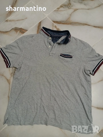 Tommy Hilfiger XL тениска с яка , снимка 8 - Тениски - 53489626