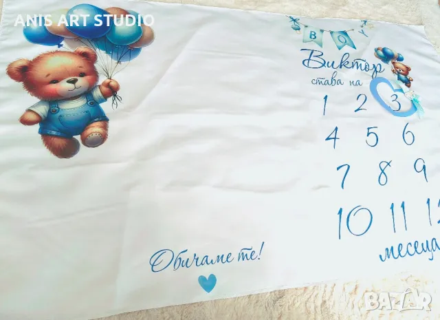 Платно за месечинки/Платно за снимки на бебето/Месечинка, снимка 2 - Други - 46545589