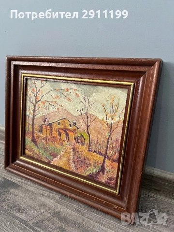 Картина с маслени бои, комплект от четири, снимка 7 - Картини - 51730448