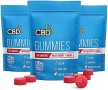 Нови 3 опаковки CBDfx високоякостни ягодови бонбони добавки витамини, снимка 1 - Други - 42003467