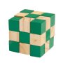 Дървено кубче тип рубик куб 