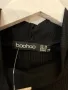 BooHoo 3XL Плюс размер черна рокля с къс ръкав XL, снимка 6