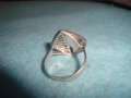 ВИНТИДЖ СРЕБЪРЕН АРТ ПРЪСТЕН СРЕБРО 925 АЖУРНА МАЙСТОРСКА ИЗРАБОТКА - АНГЛИЯ 25801, снимка 7