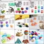 Играчки за котки. Топчета за котка. Мишки. Играчка за котка с звънче. Котешки играчки. Играчка мишка, снимка 1